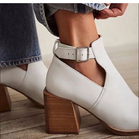 Free People Brady Buckle Ankle Boots - Picture 1 of 12
